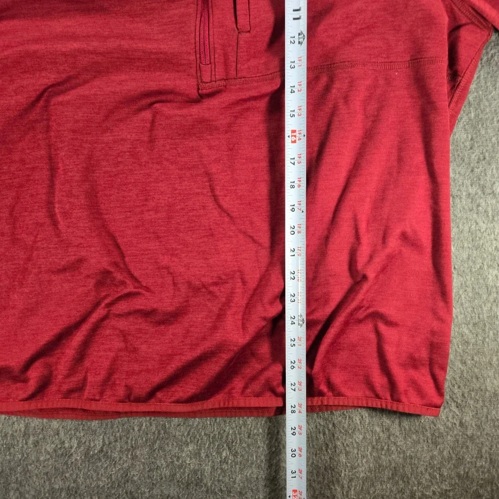 The North Face Canyonlands 1/2 zip Pullover Mens XL Red Fleece Jacket Gorpcore